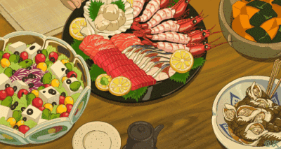 宫崎骏动画美食图片图片