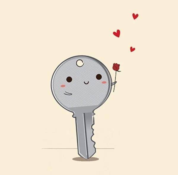 情头动漫钥匙锁