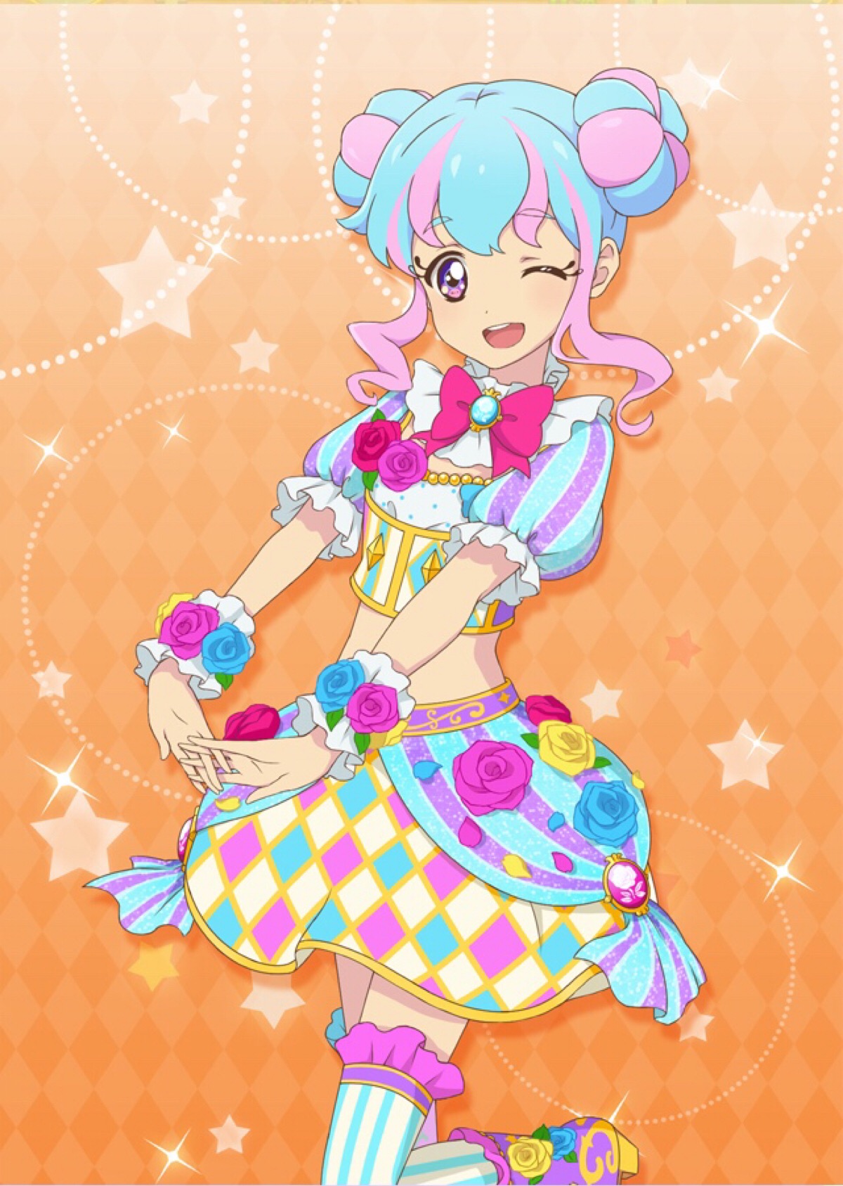 花园绮罗偶像活动stars·星之翼官方图片升级后的绮罗小天使～(~▽