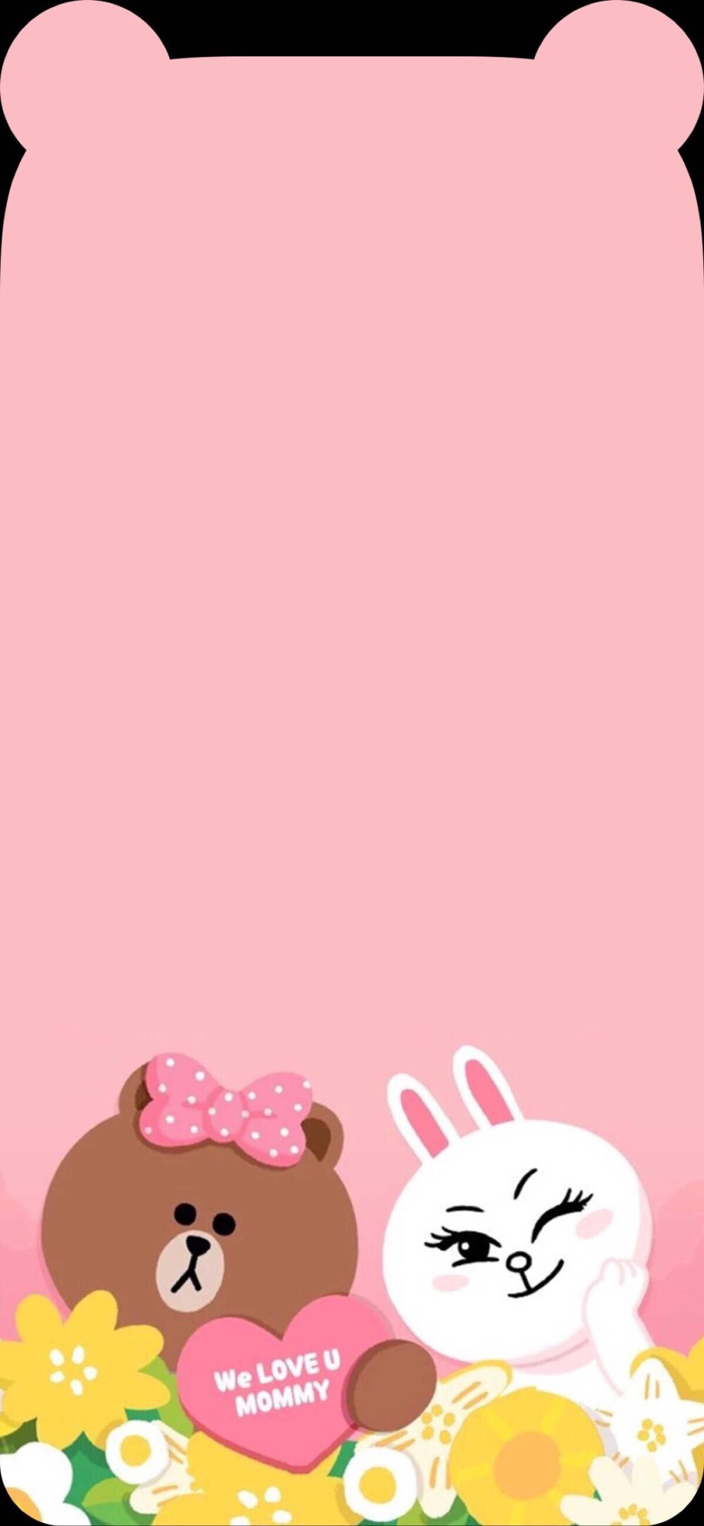 手机壁纸耳朵粉色图片