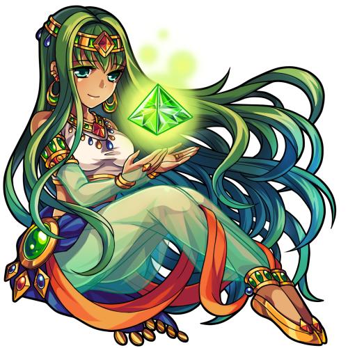 伊西斯1 发型 头带(蓝金红) 项链(蓝金红)