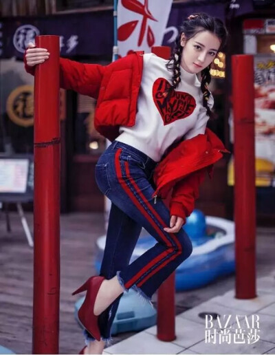 迪丽热巴杂志壁纸