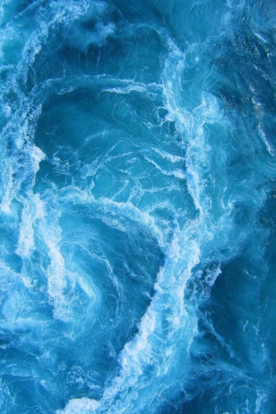 蓝色的海底 手机壁纸图片