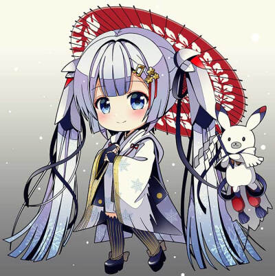初音未来q版.