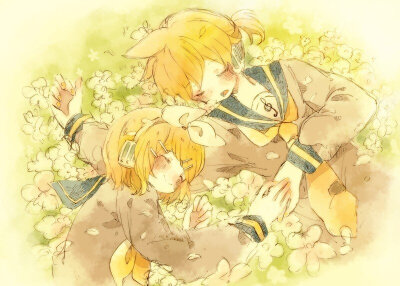an画师镜音双子