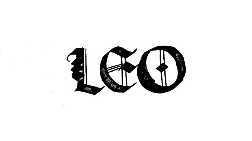 狮子座字体设计图片