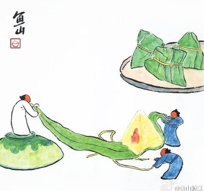 粽子鱼山饭宽