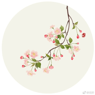 手绘古风圆圈形图片画师:无轩