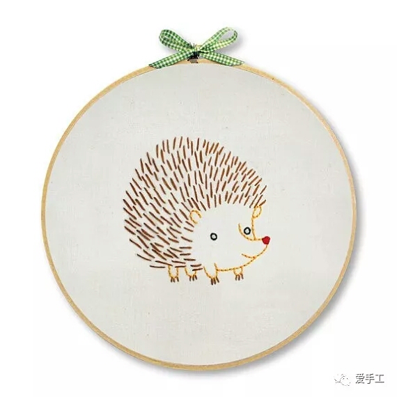 可爱的刺绣小动物们