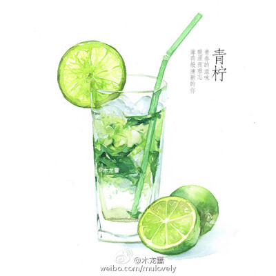 【时光食记】#水彩夏天# 作者:木龙蕾
