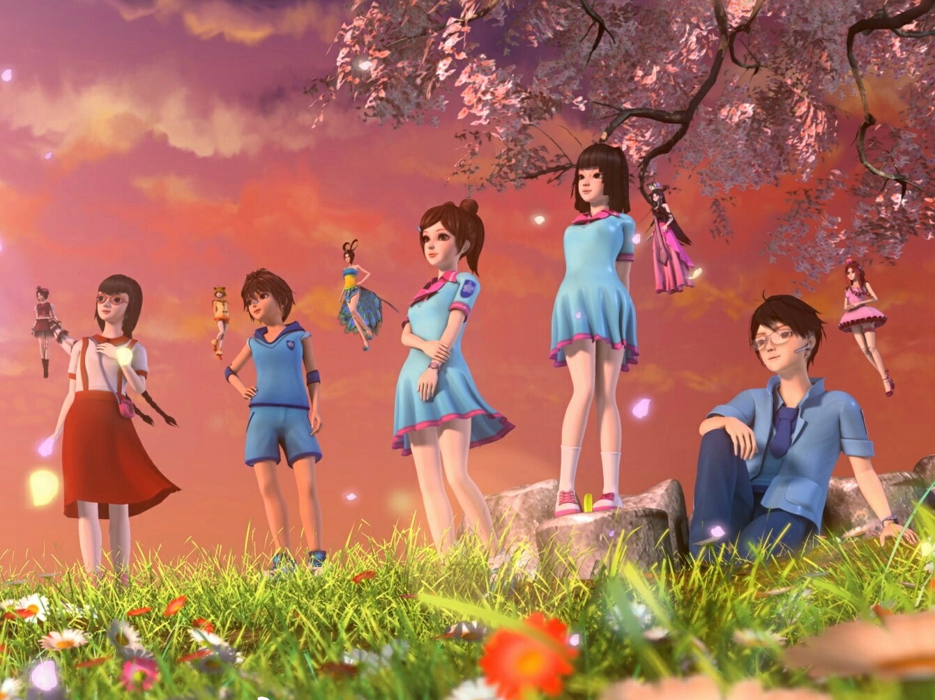 《叶罗丽精灵梦》叶罗丽战士及叶罗丽仙子们,建鹏,亮彩,王默,罗丽