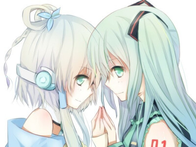 初音未来,洛天依合照.