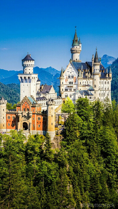 他亲力亲为参与设计这座城堡,他梦想将城堡建为一个童话般的世界