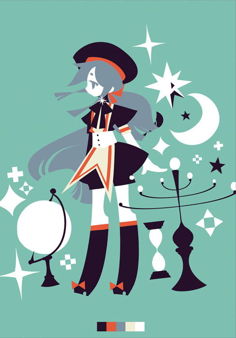 画手透子的色块画法 https/www.pixiv.net/member.php?id=34176