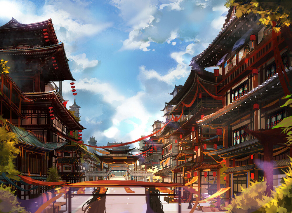 【古风场景】作者:山山山人