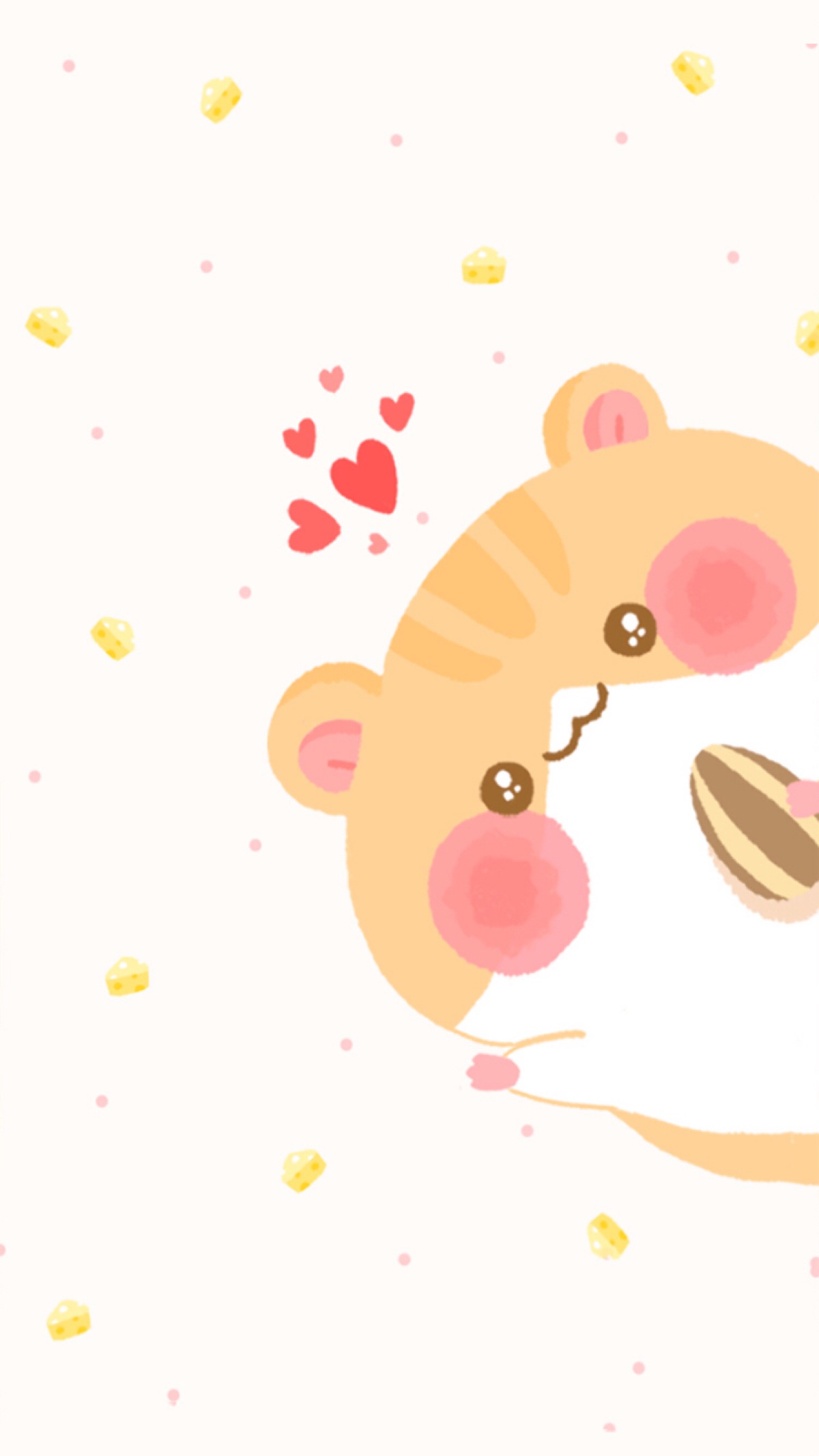 可爱 简单 插画 萌物 大脸 萌#手机壁纸"