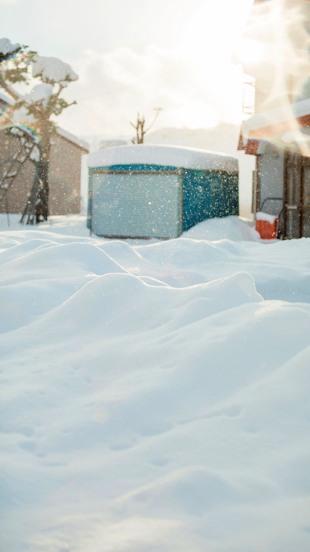 微信背景图冬天雪景图片