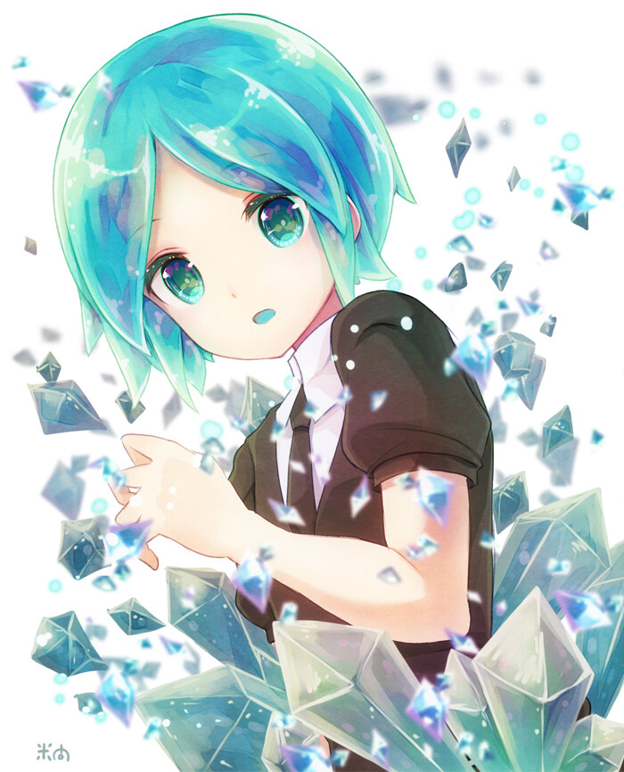 宝石之国 磷叶石 绘师:米间(pixiv id=906823) 本作品pixiv id=
