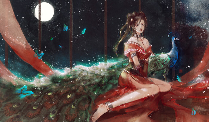 秦时明月# #赤练# 绘师:壳中蝎