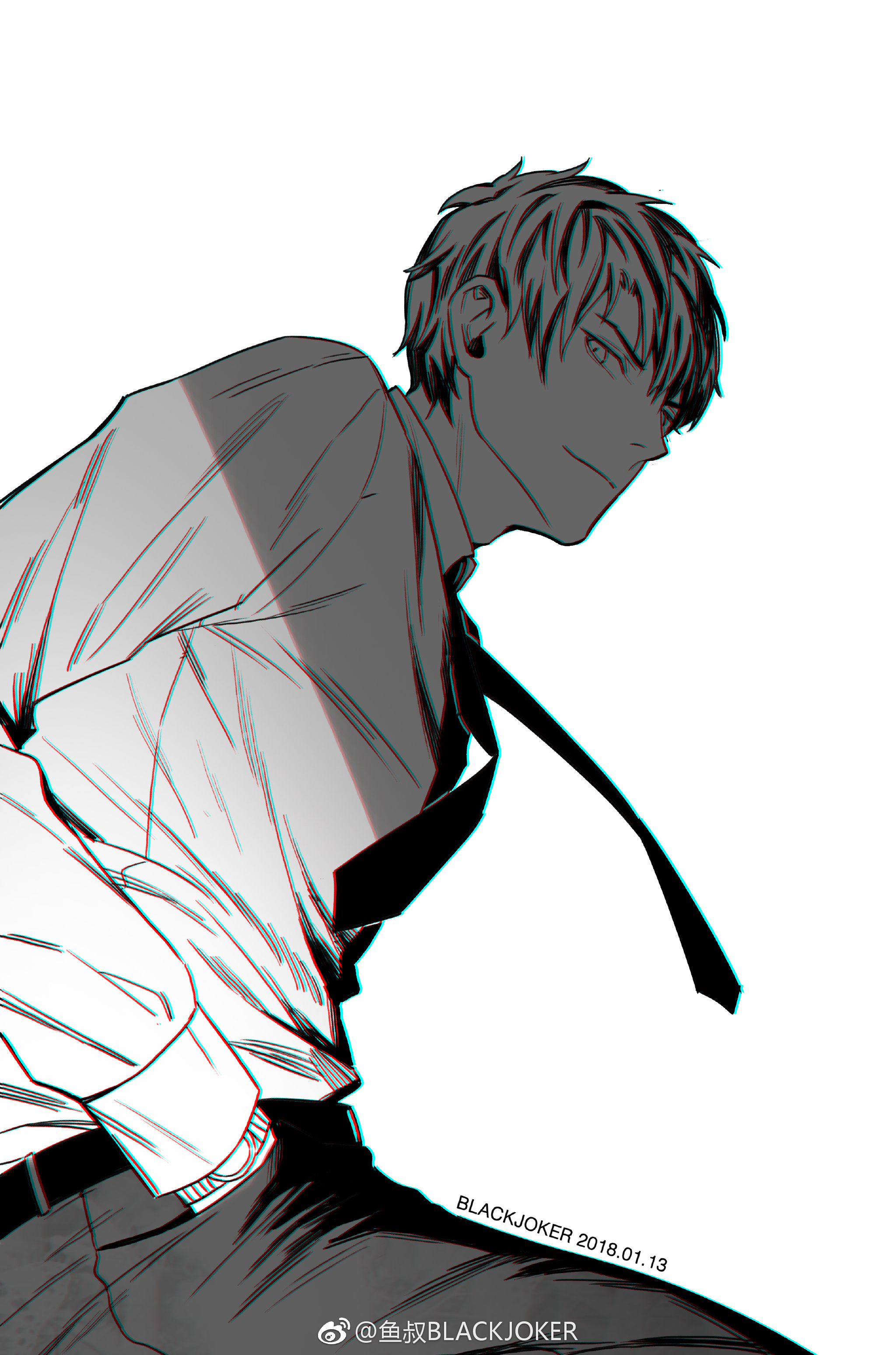 恋与制作人 李泽言 饭绘(cr:鱼叔blackjoker)