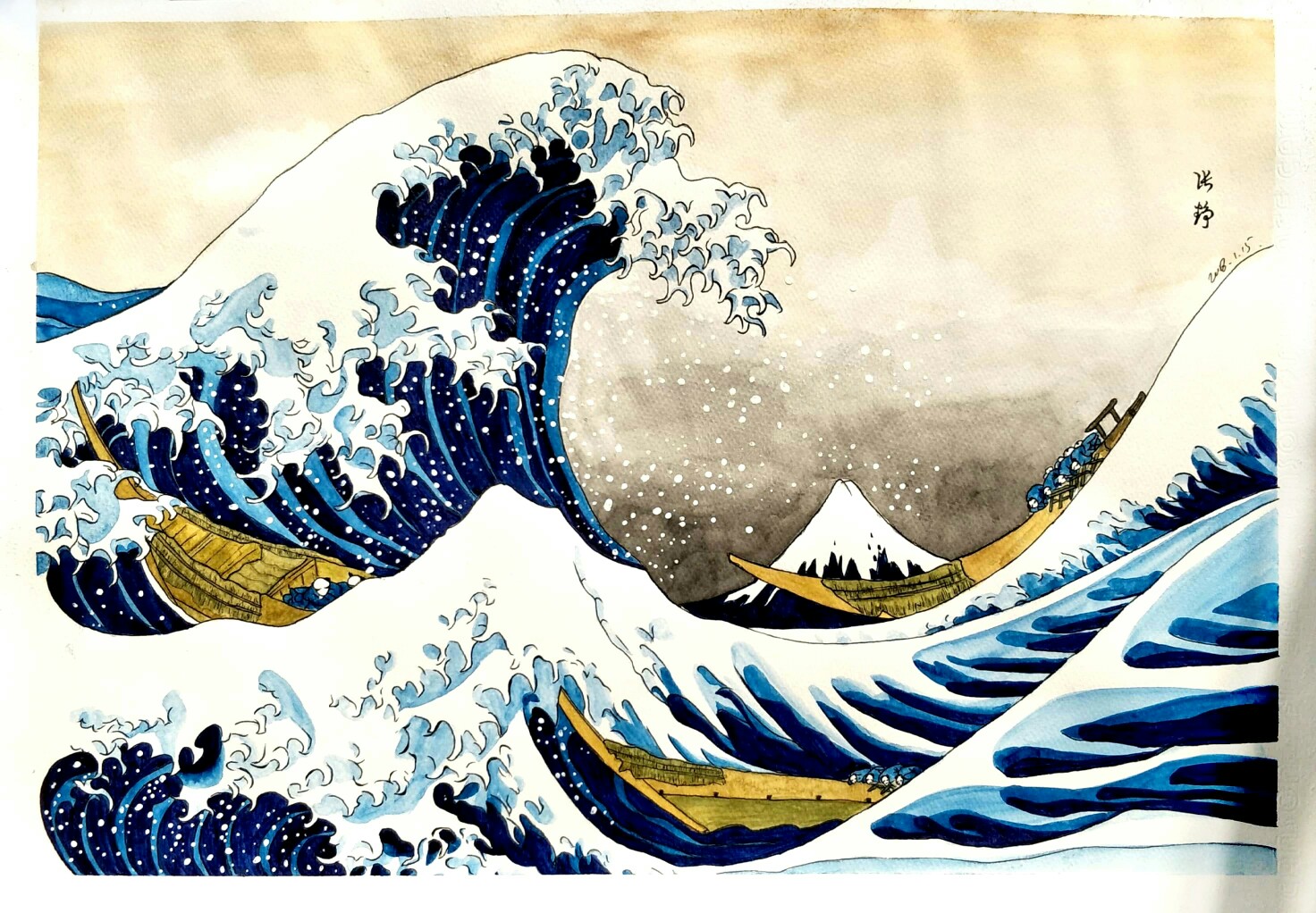 神奈川冲浪里壁纸4k图片