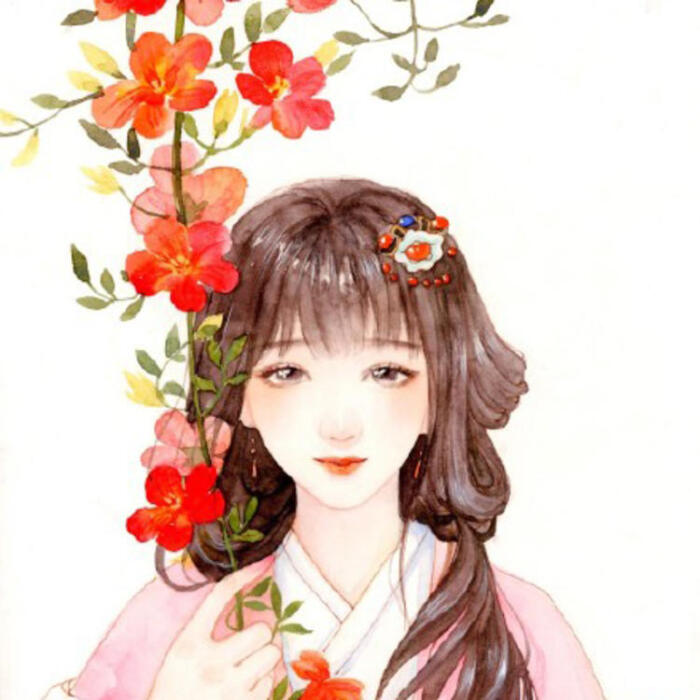 古风水粉女头