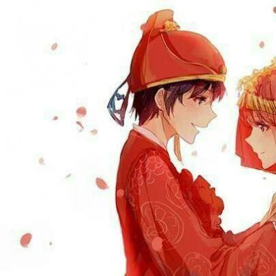 古风情侣头像无人与我立黄昏 无人问我粥可温