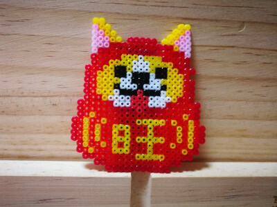 拼豆狗狗冰箱贴