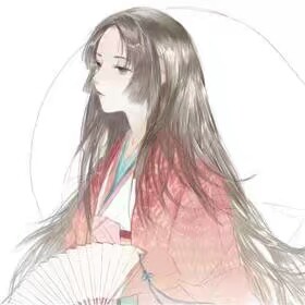 手绘古风女生头像