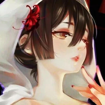 女生古风手绘头像