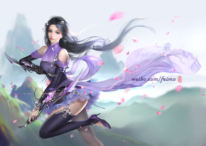 剑网三 花姐 绘师:非墨