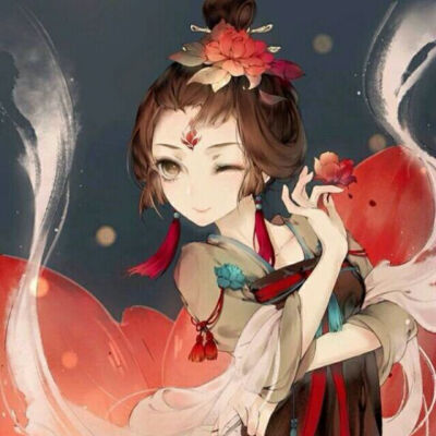 唯美古风动漫头像女