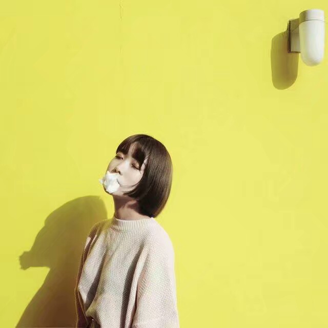 黄色系女生头像,文艺范,小清新