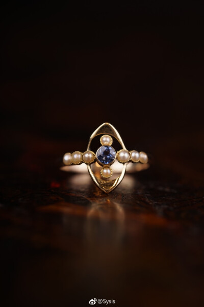 古董 蓝宝石 戒指 - 堆糖,美图壁纸兴趣社区