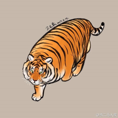 不二大叔猛虎下山图片