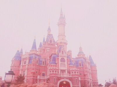 少女 软妹 背景 粉色 迪士尼 日系 城堡