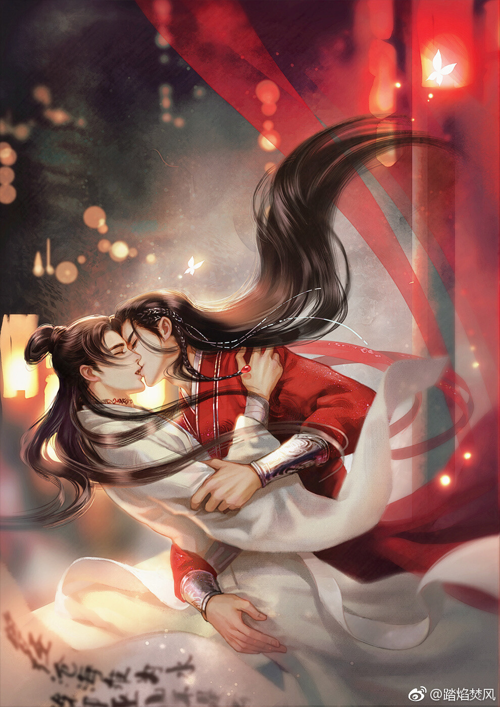 画师@踏焰焚风 天官赐福 谢怜 花城