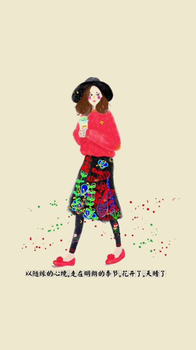 qq 微博 )女孩 韩国唯美插画手绘动漫卡通可爱个性经典enakei头像壁纸