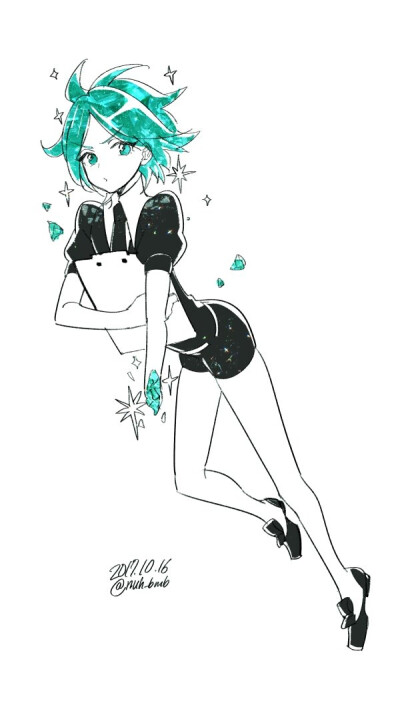 宝石之国 磷叶石 法斯作者:森乃ばんび p站id=66087125