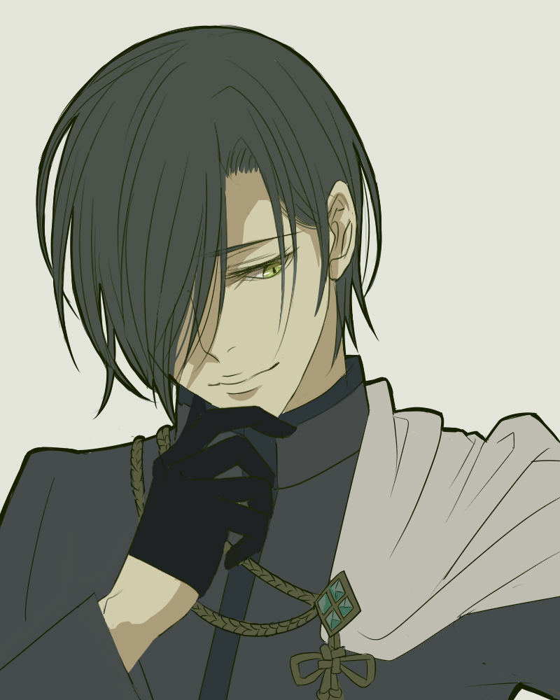 刀剑乱舞 刀剑男士 发型系列-散发 笑面青江 绘师:優起(pixiv id=