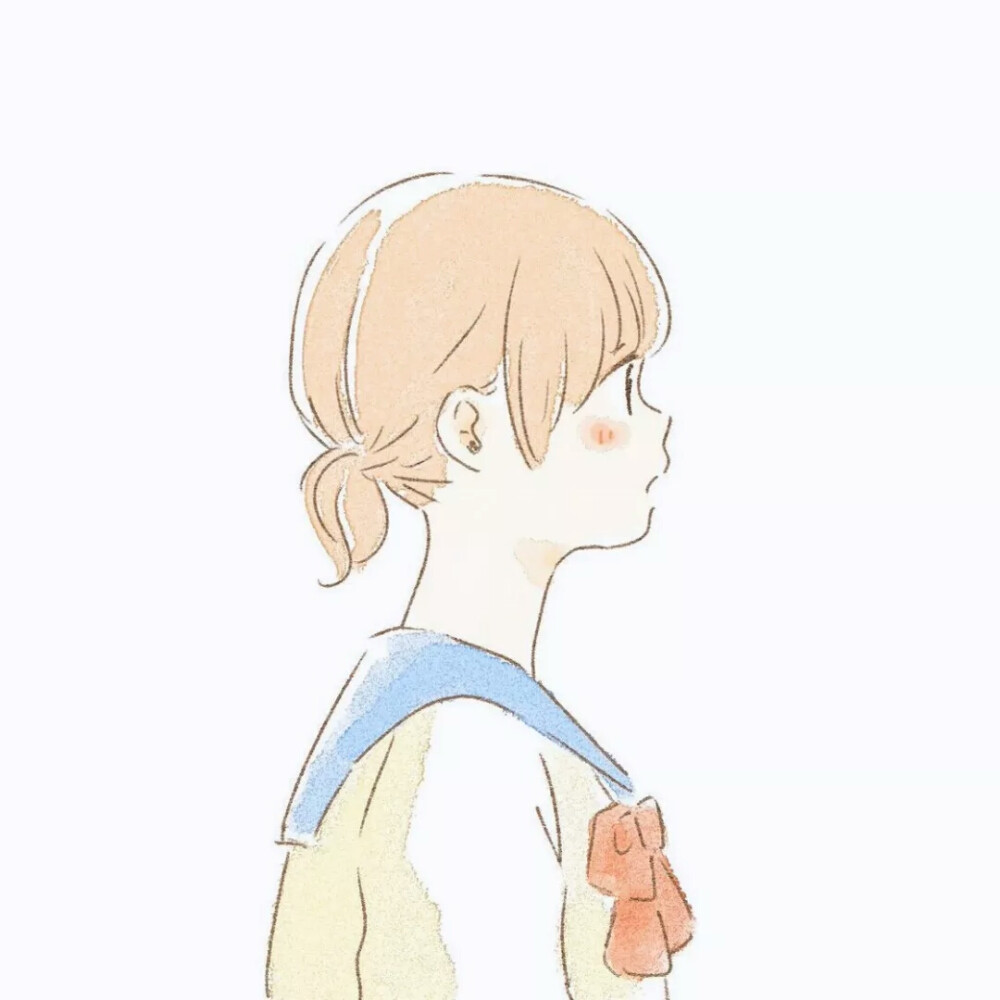 动漫头像 闺蜜头像 简约 「图片转自微博@seevan奢问视界,喜欢关注」