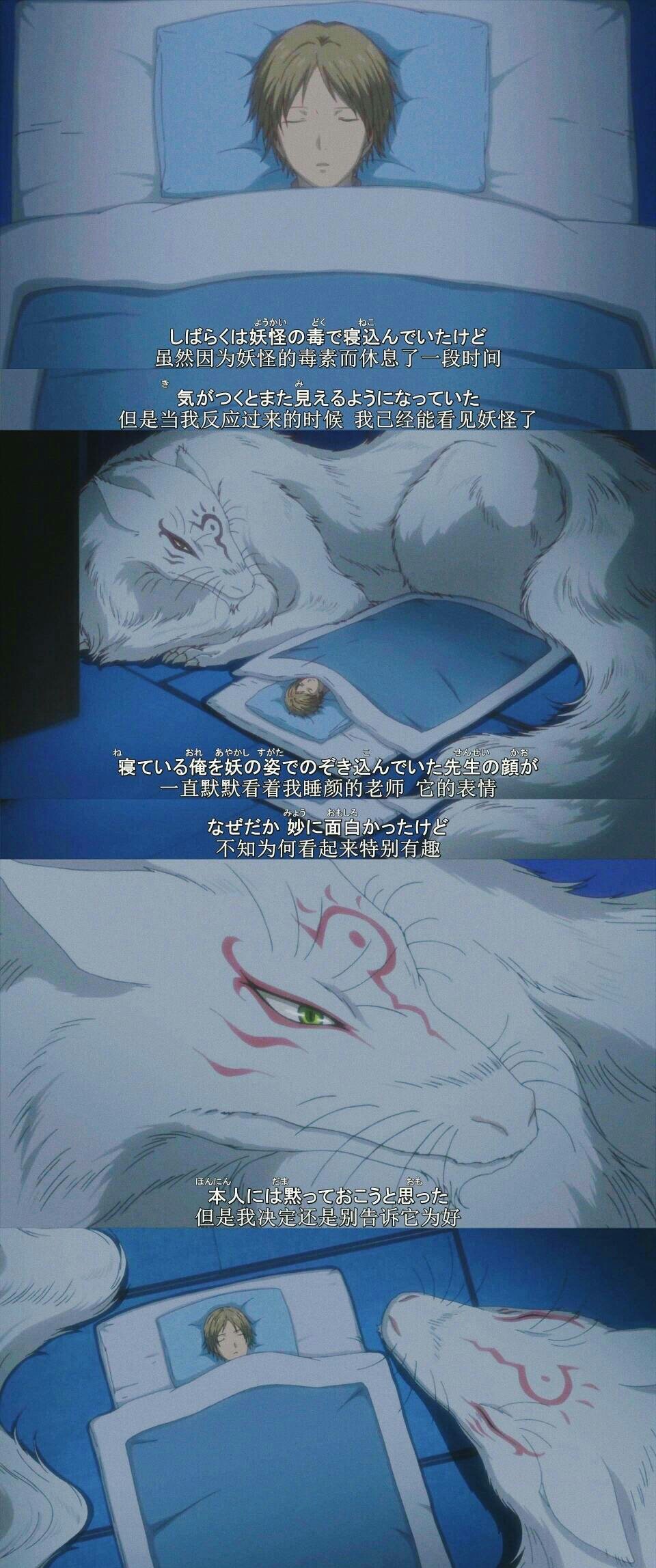 《夏目友人帐》 ———————— ———————— 台词截图