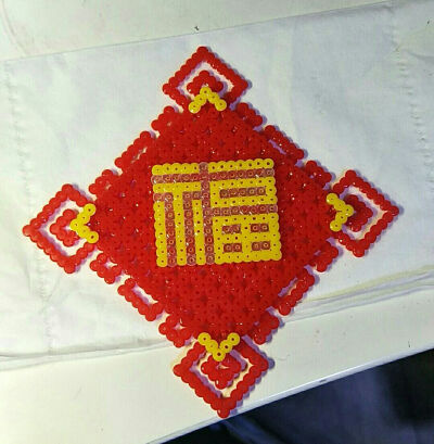 拼豆成品