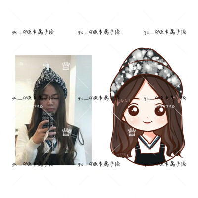 平刘海女生q版