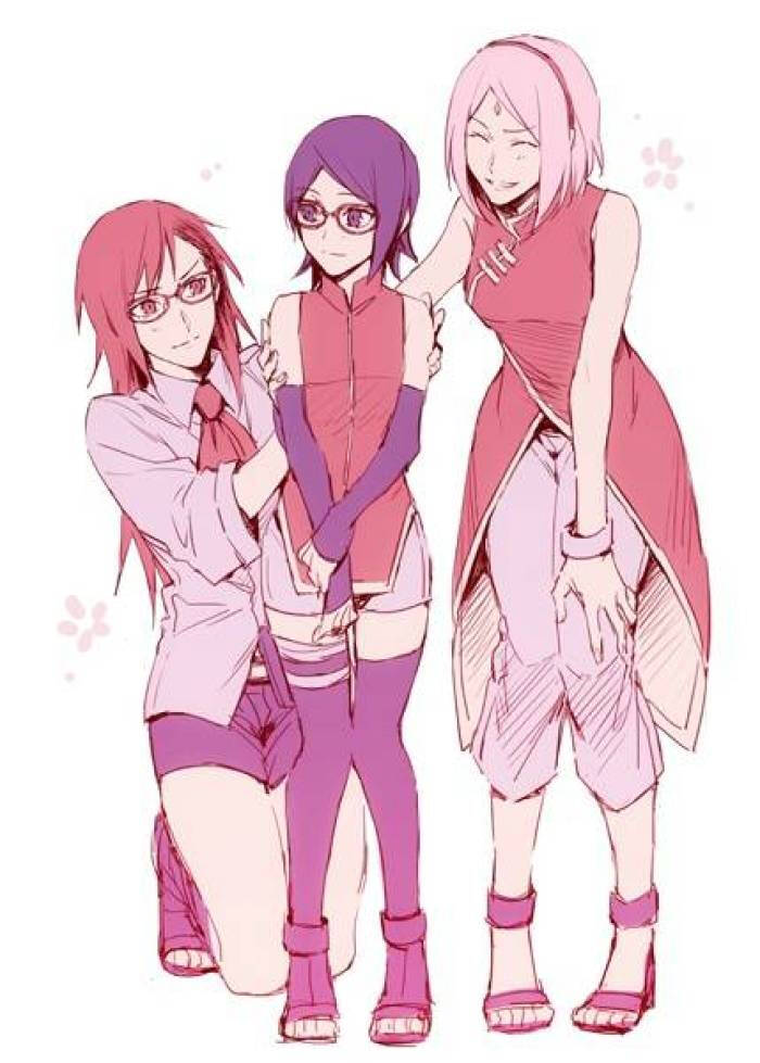 火影忍者 香燐&春野樱&宇智波佐良娜