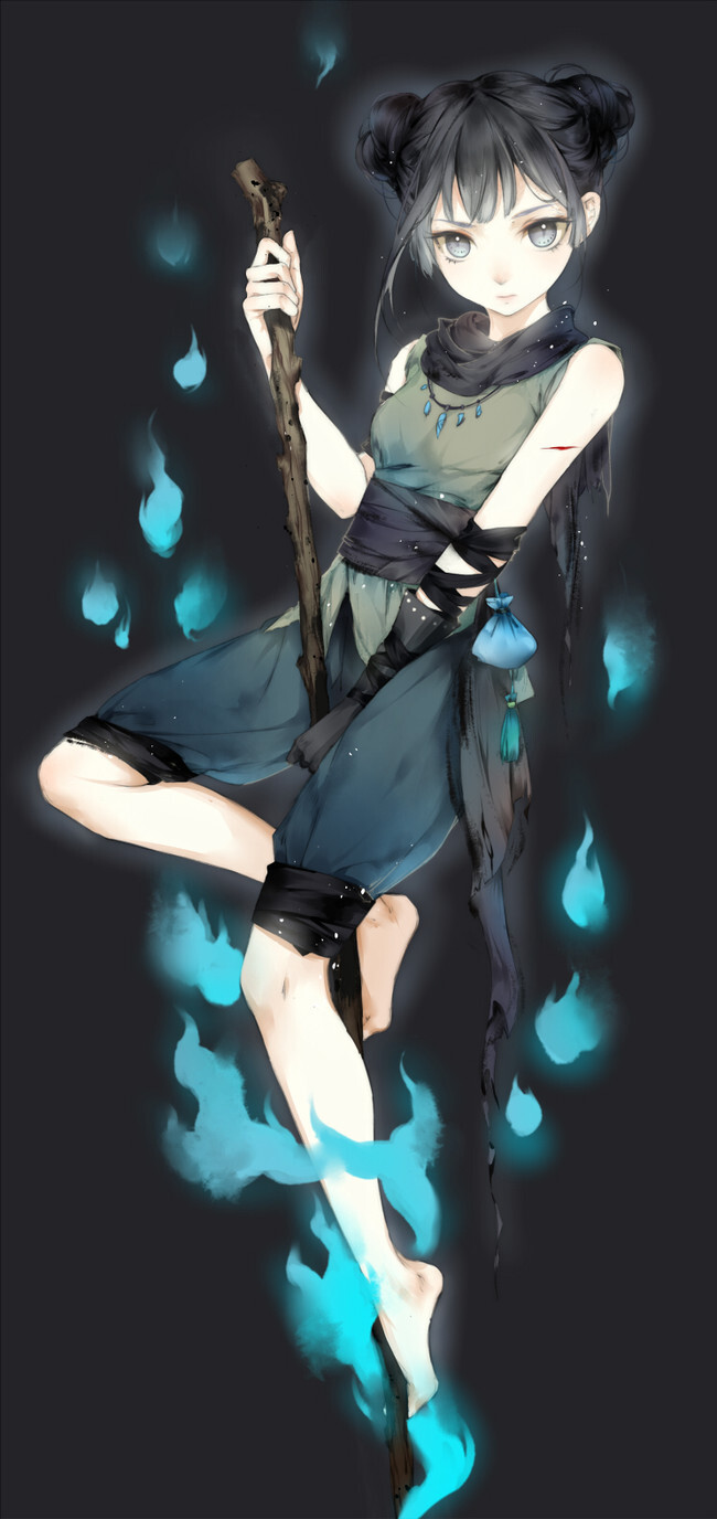 阿菁# 绘师:溪初阳关