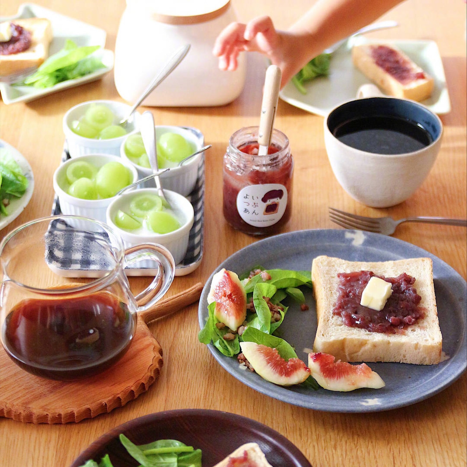 新的一天从精致的早餐开始.