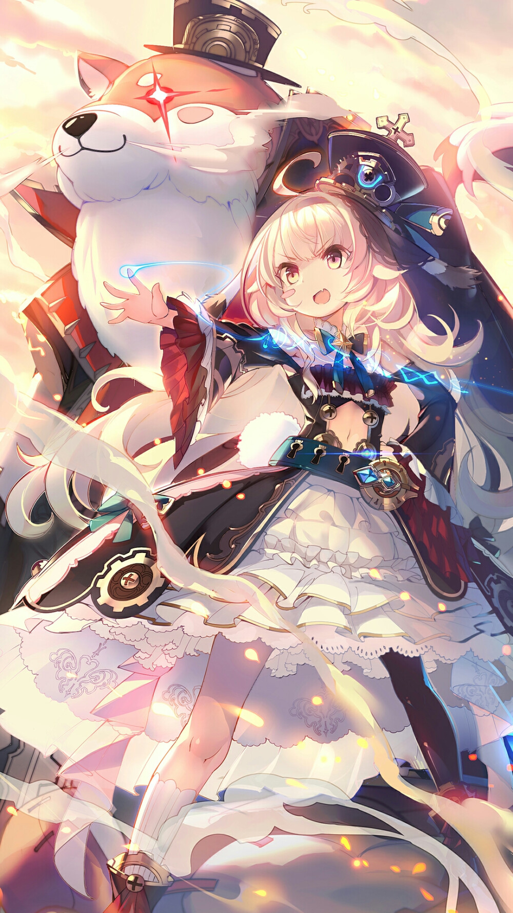 游戏神无月——稀有度ssr拉克西丝 "哥特礼服"时装 可做手机墙纸