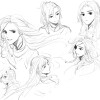 水彩/马克笔/动漫/人设/教程/手绘/服装设计/眼睛/摸鱼/线稿/手/鞋子