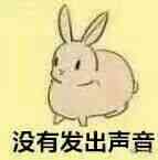 发出声音兔子